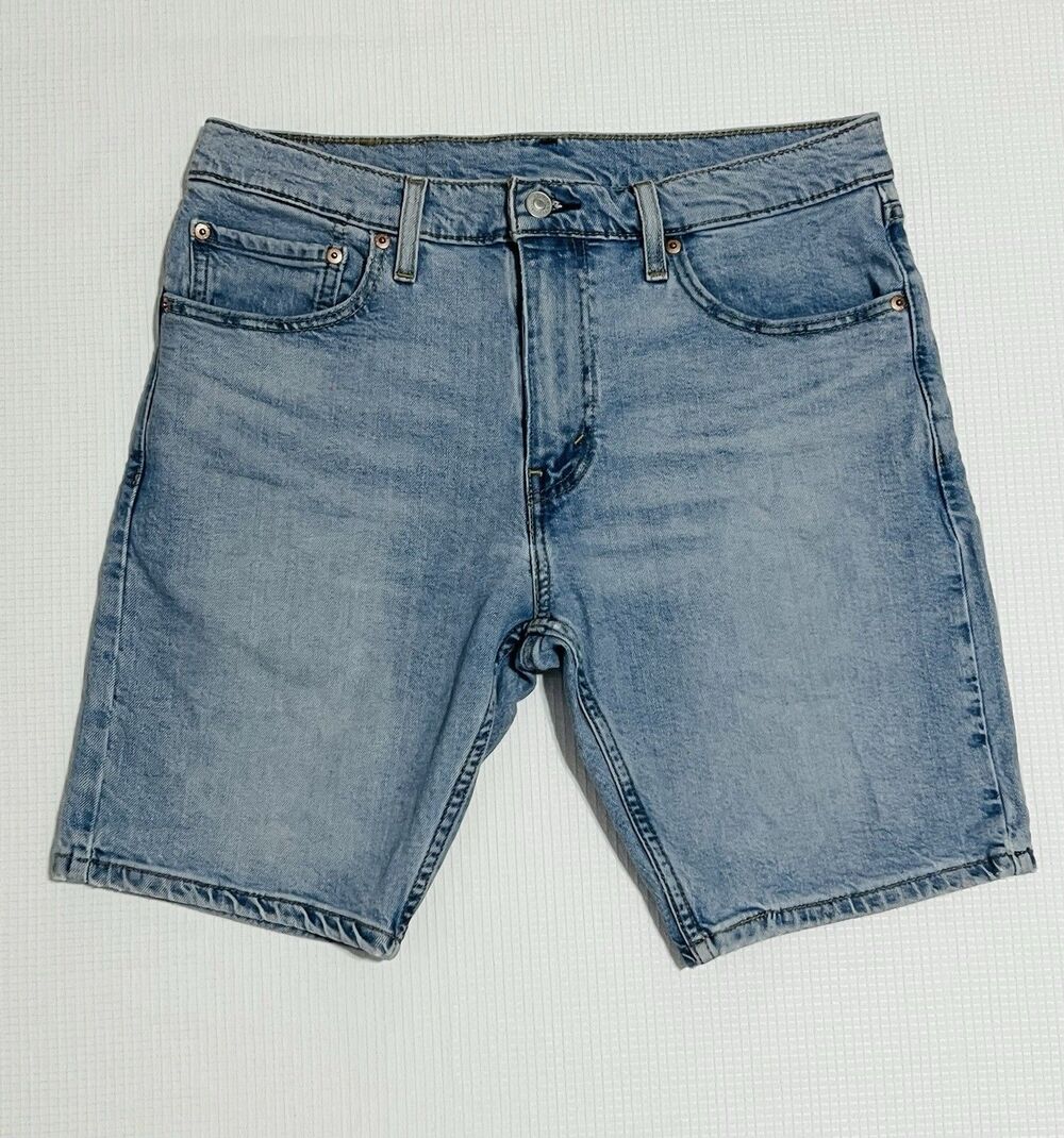 Levi’s 512 Medium Wash Blue Denim Shorts Men’s 32x9 Jorts Casual Classic
